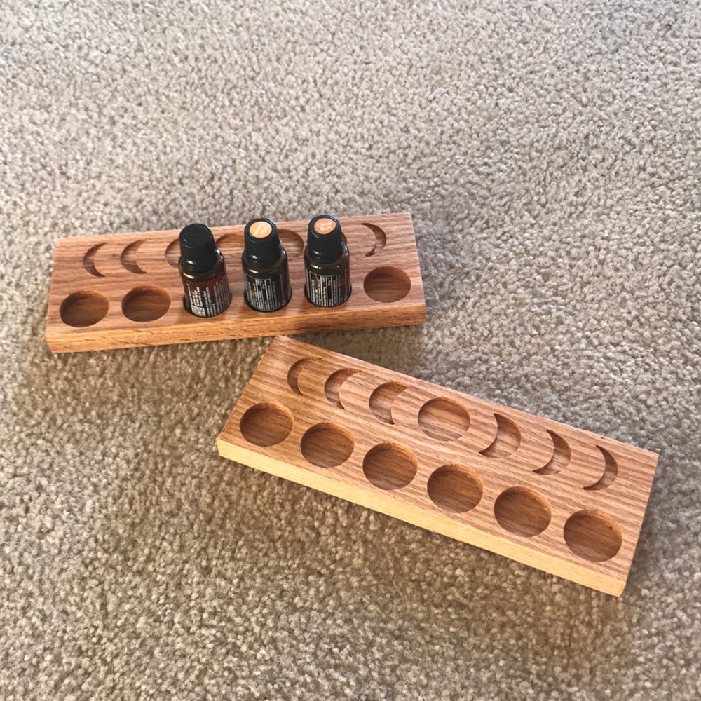 Essential Oil holders (2) - wooden